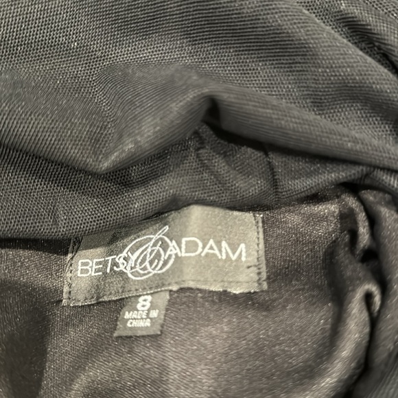 Betsy Adam size 8 black cocktail dress - Picture 3 of 6
